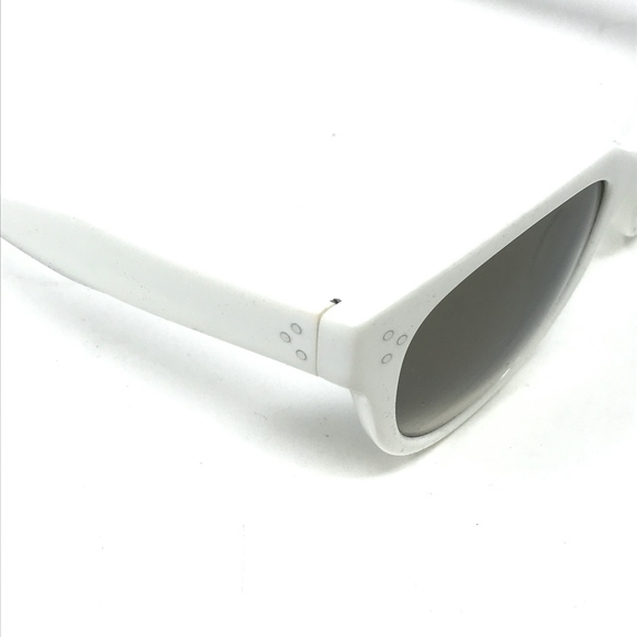 Celine Kim White Oversized Sunglasses CL 41444 - Picture 4 of 8